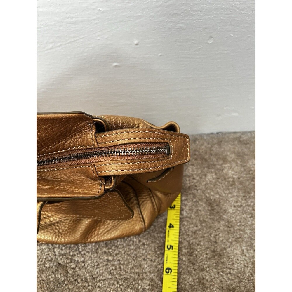 Cole Haan leather satchel purse Brown Village Work Office Professional Business - Picture 11 of 13